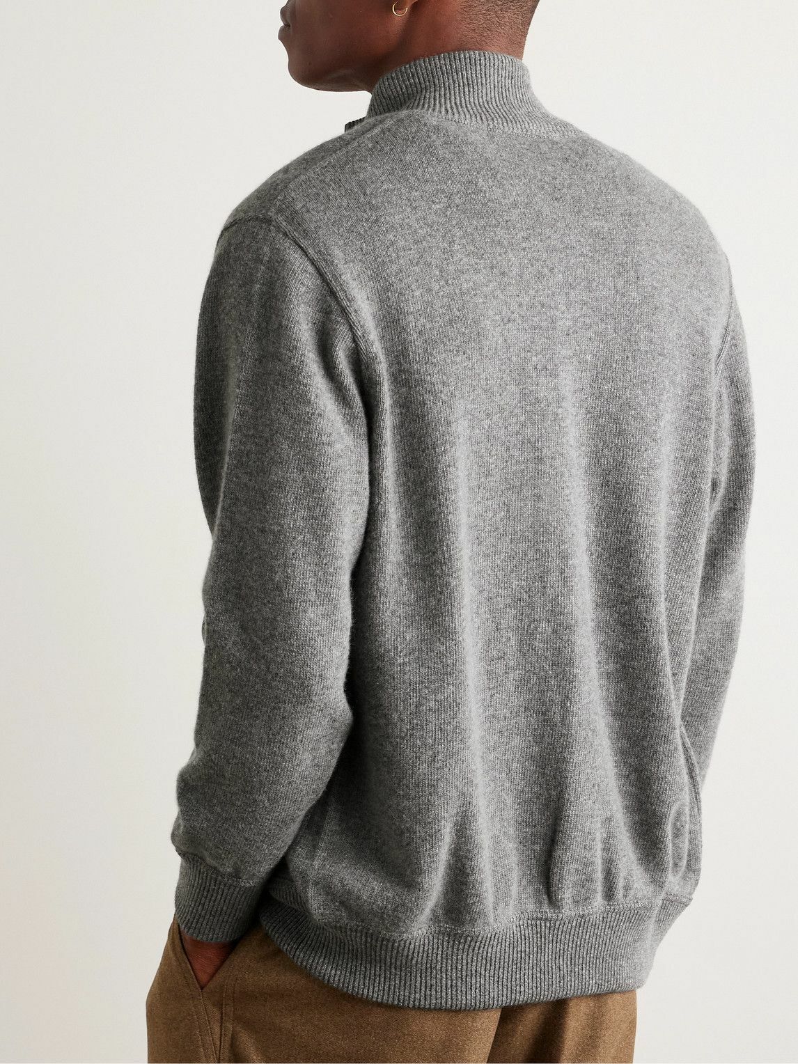 Richard James - Wool and Cashmere-Blend Cardigan - Gray