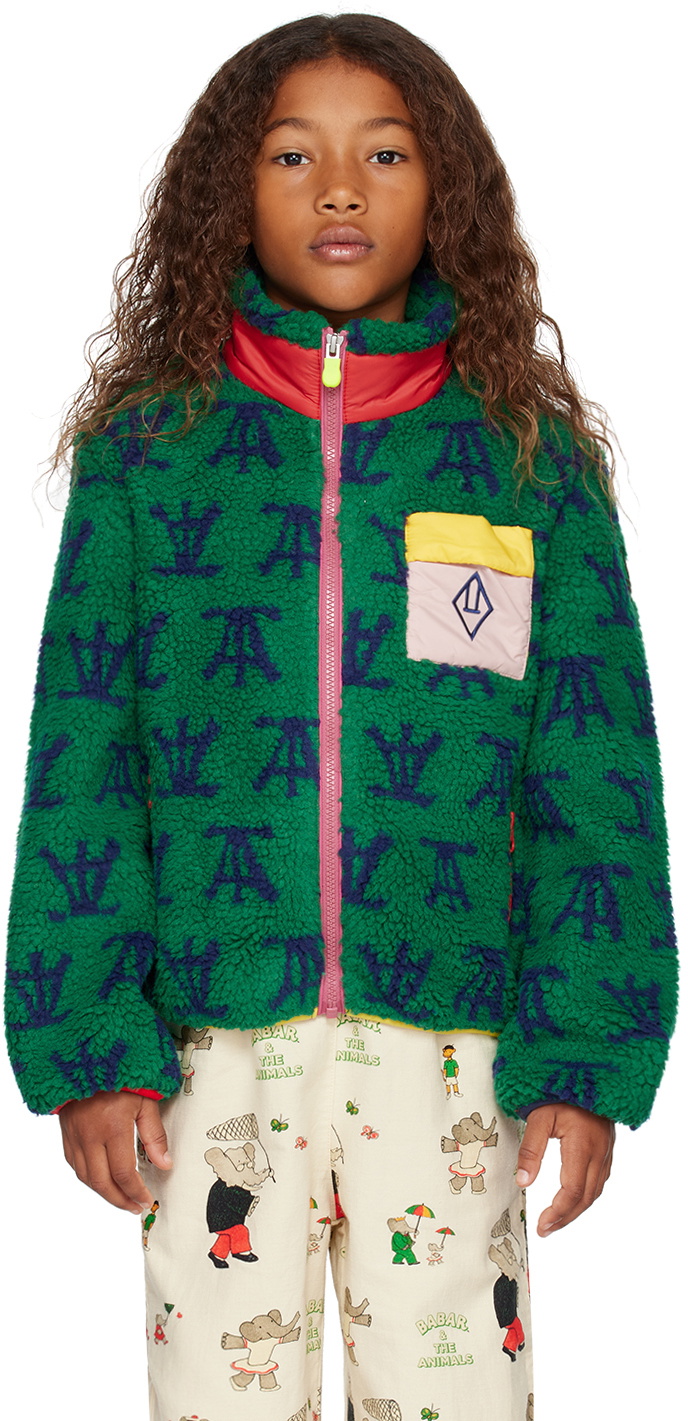 The Animals Observatory Kids Green Save the Duck Edition Sheep Jacket