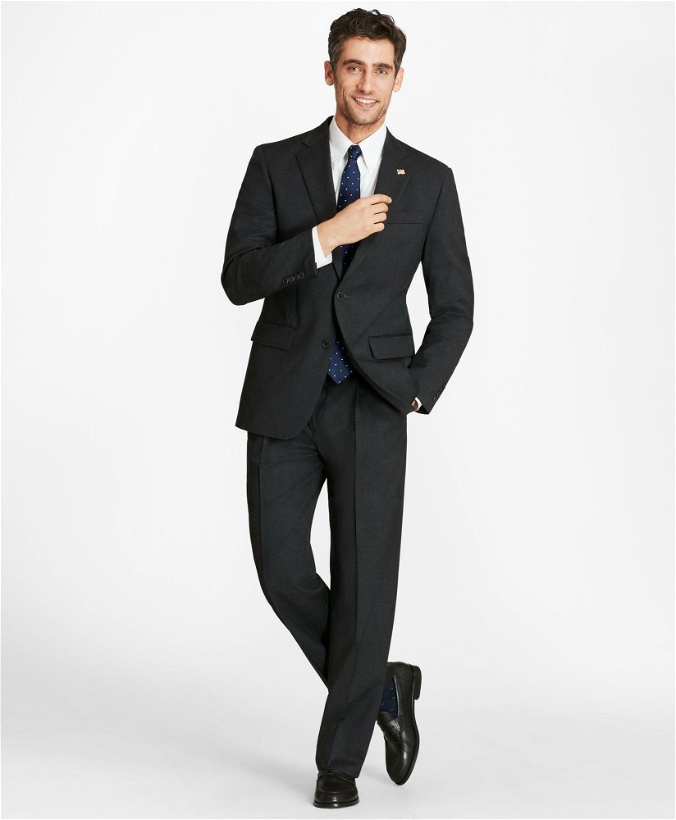 Photo: Brooks Brothers Men's Madison Fit Two-Button 1818 Suit | Grey