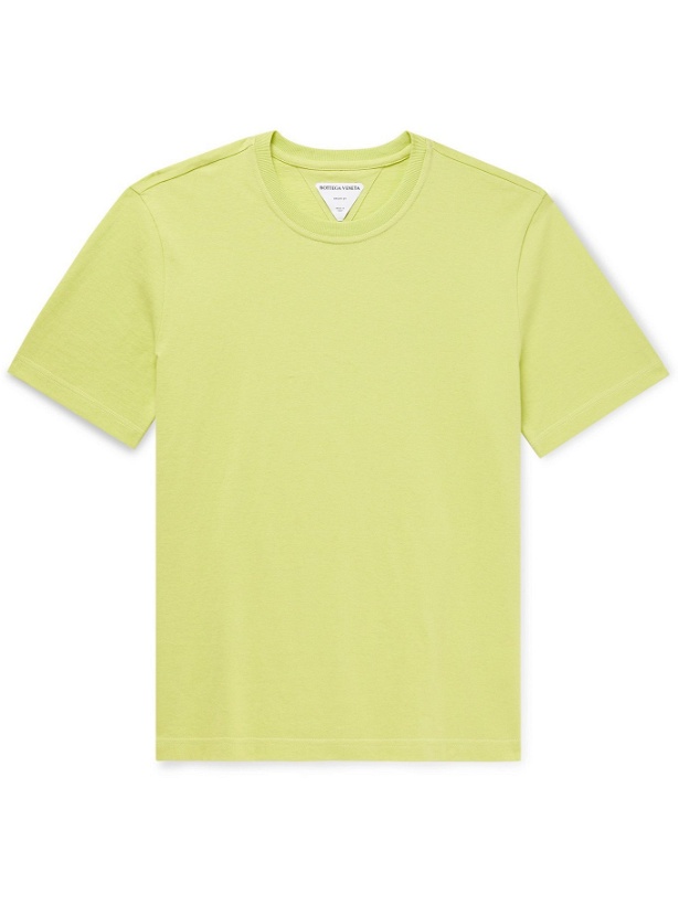 Photo: BOTTEGA VENETA - Cotton-Jersey T-Shirt - Green - M