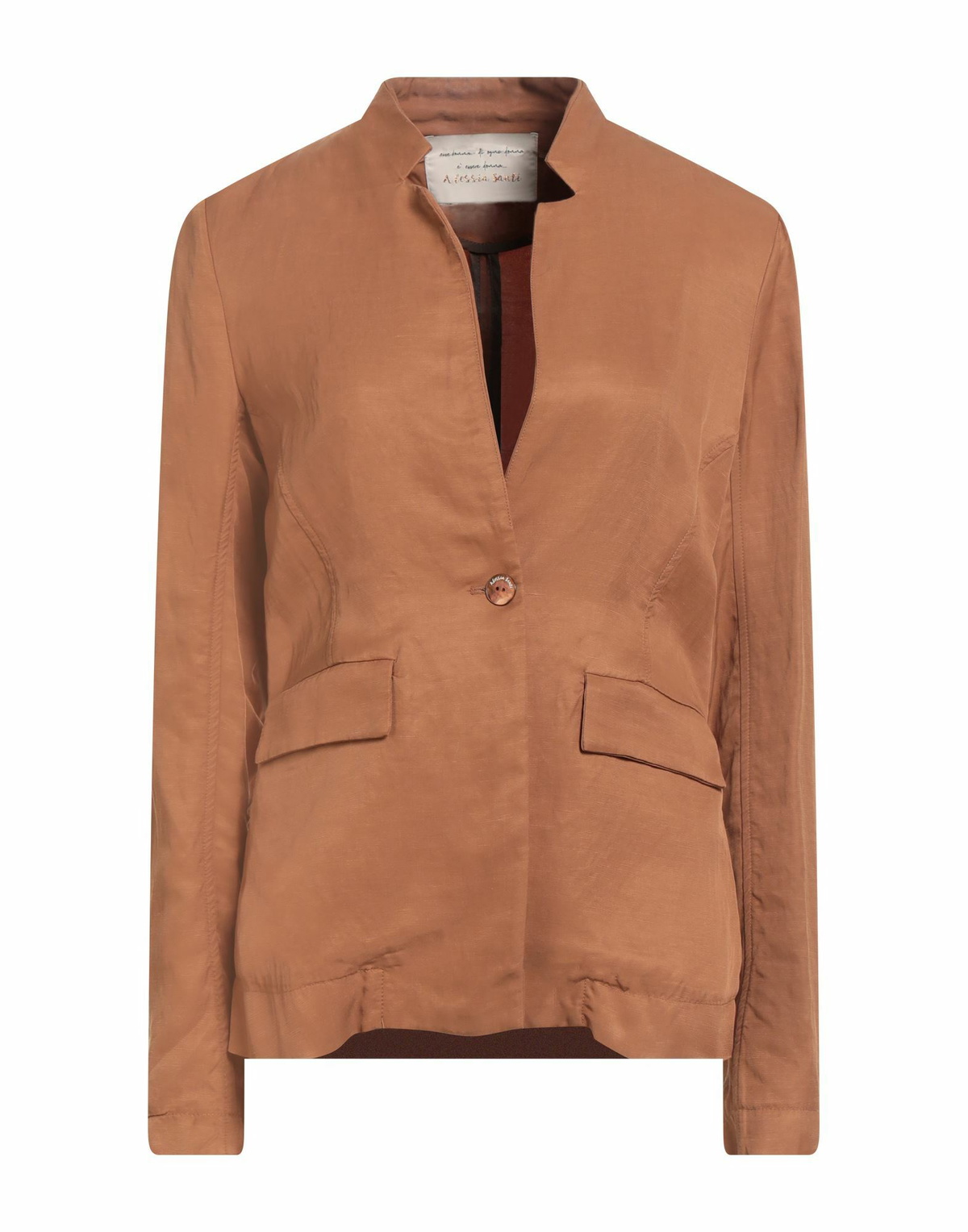 Alessia Santi Womens Blazer Camel