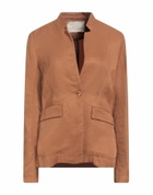 Alessia Santi Womens Blazer Camel