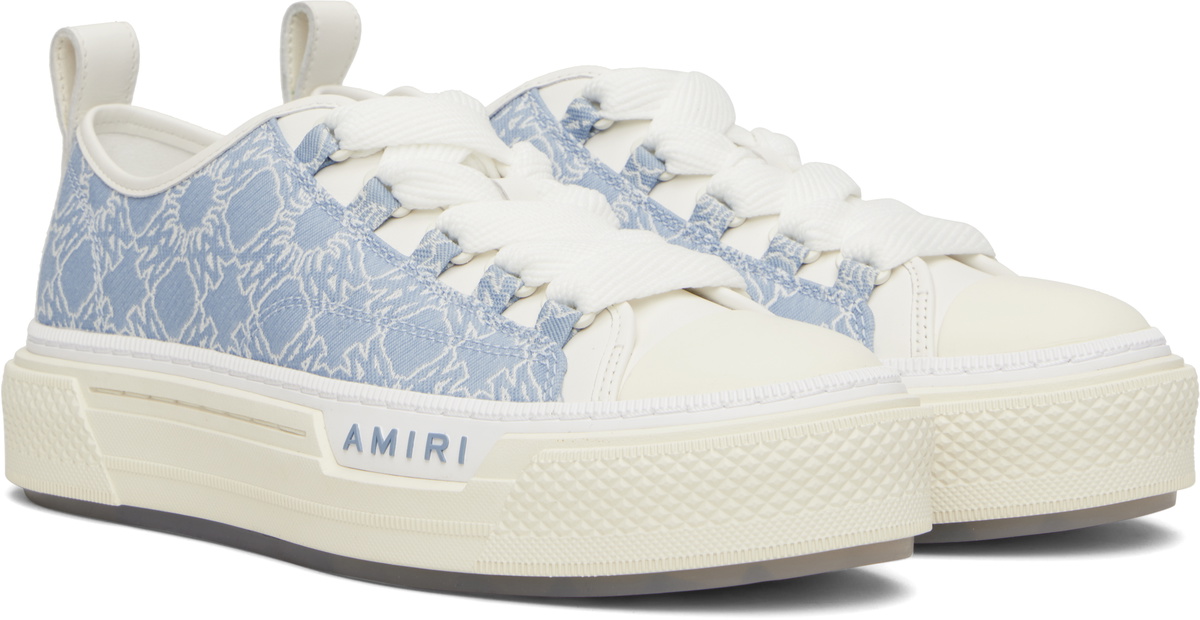 AMIRI Blue & White MA Quad Court Low Sneakers Amiri AMIRI Blue & White MA Quad Court Low Sneakers Amiri