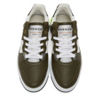 Givenchy White and Khaki Wing Sneakers