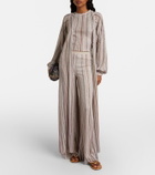 Missoni Striped lamé top