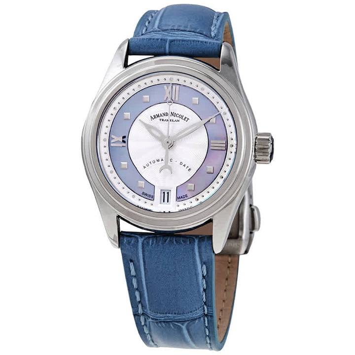 Photo: Armand Nicolet M03-2 Automatic Violet Mother of Pearl Ladies Watch A151AAA-AK-P882LV8