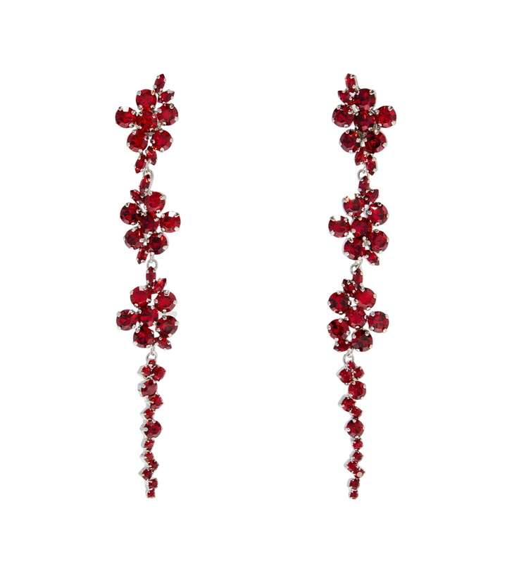 Photo: Simone Rocha Crystal-embellished drop earrings