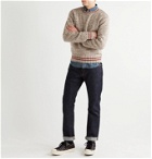 RRL - Striped Wool and Cotton-Blend Sweater - Neutrals