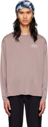 Satisfy Taupe Polyester T-Shirt