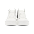 Fendi White Forever Fendi Hybrid High-Top Sneakers