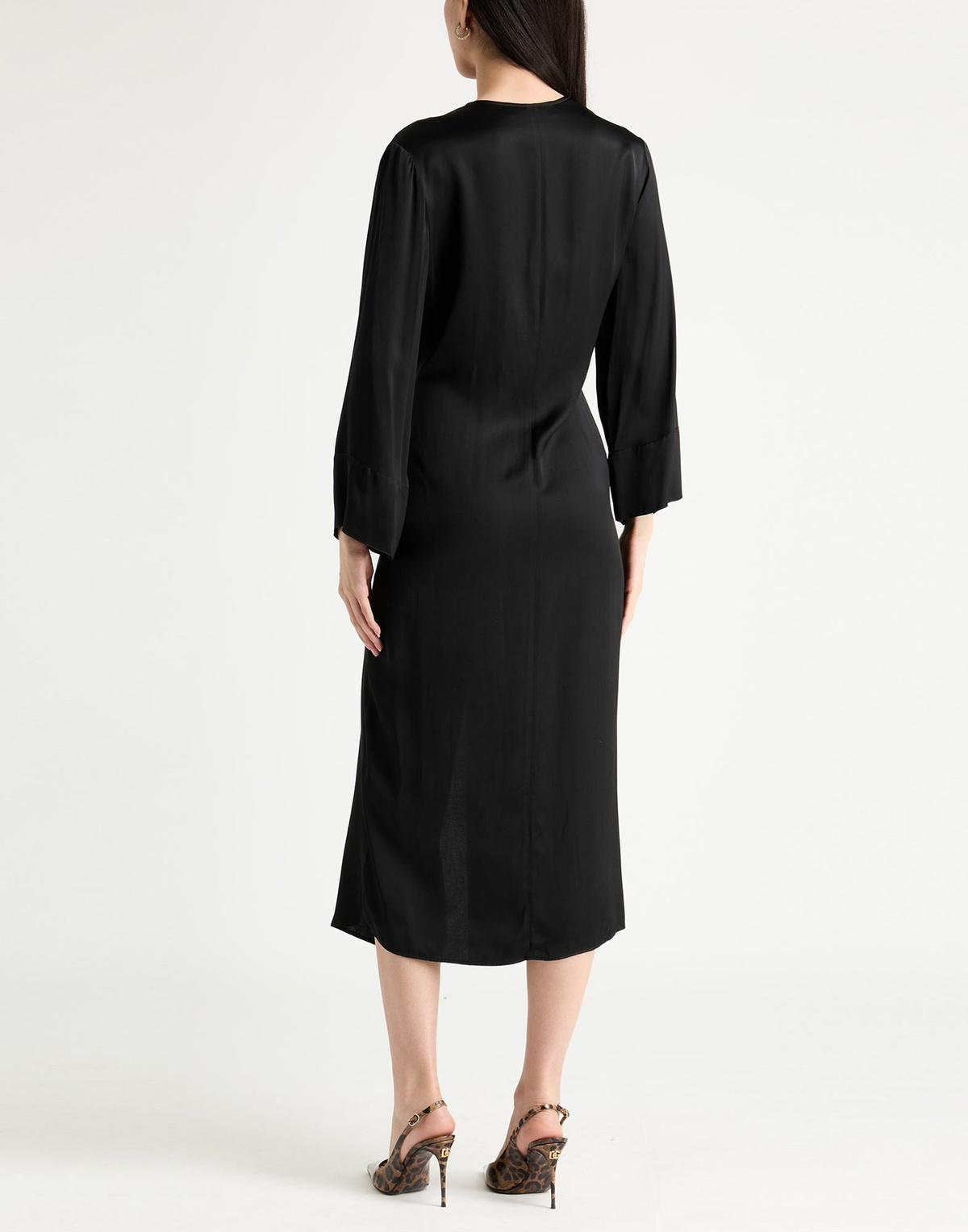 Jucca Womens Midi dress in Black