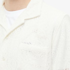 Rhude Men's Ajor Lace Vacation Shirt in Creme