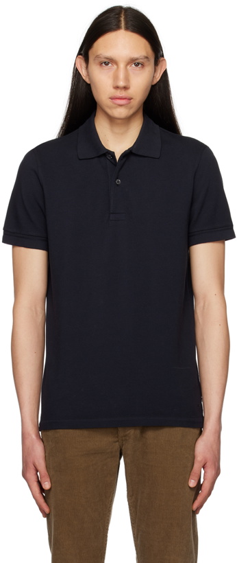 Photo: TOM FORD Navy Tennis Polo