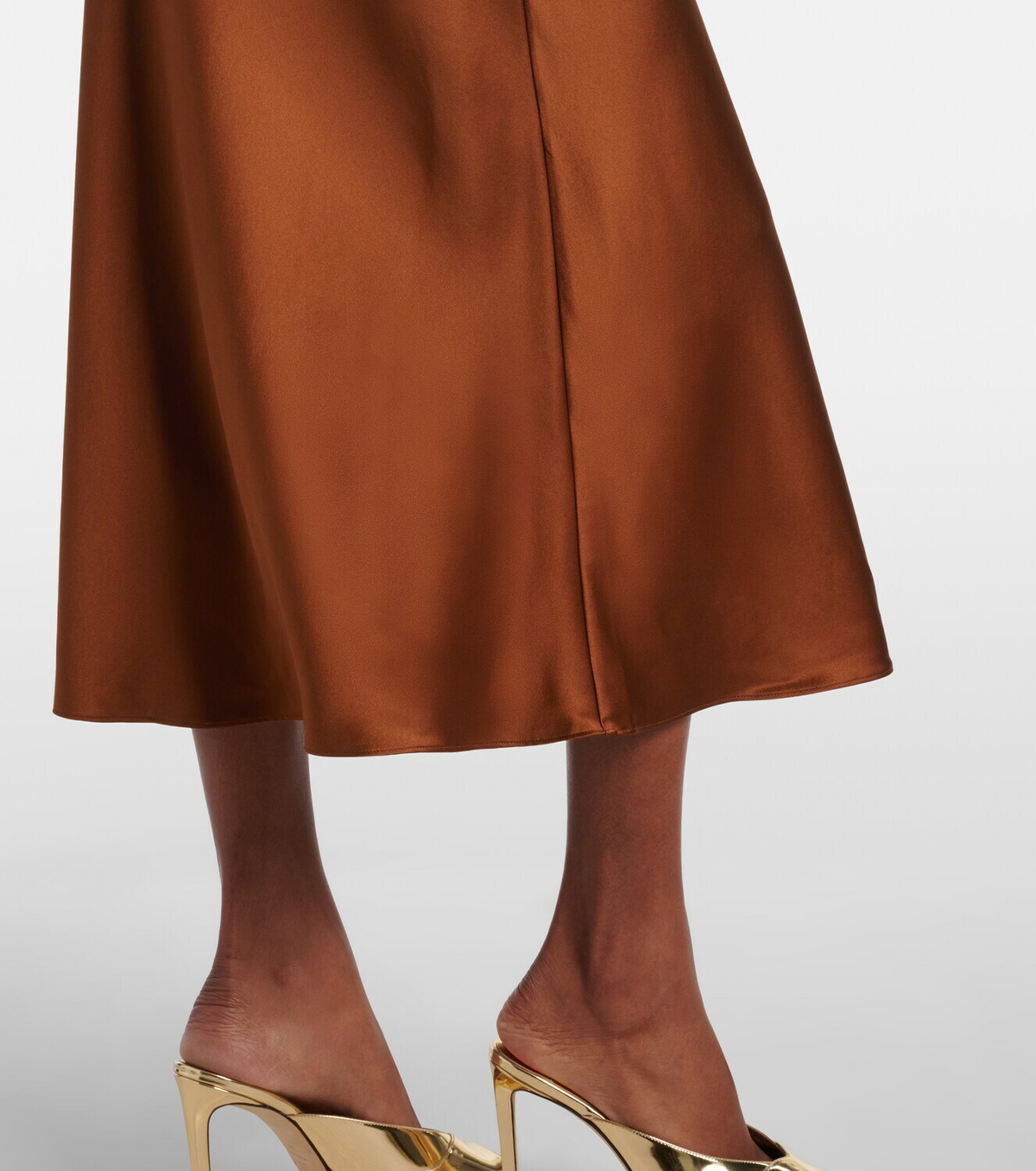 Rebecca Vallance Phoenix draped silk satin cocktail dress