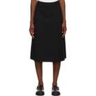 Rika Studios Black Crepe Liza Skirt