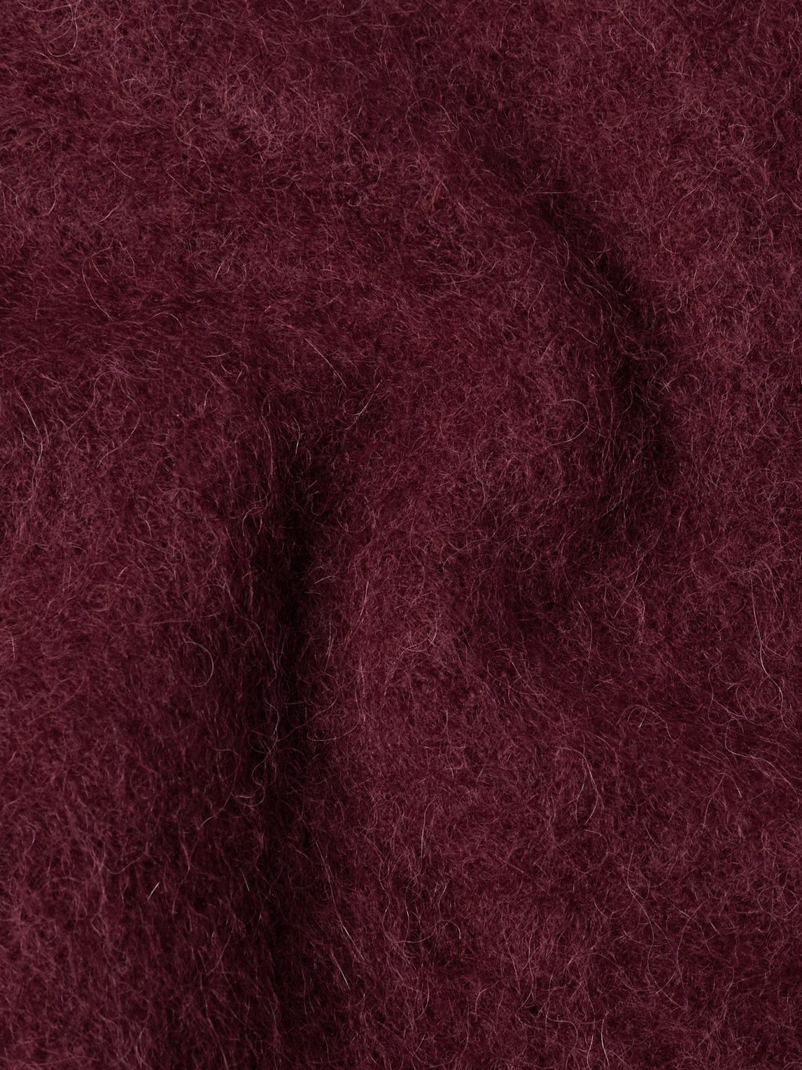 Kaptain Sunshine - Alpaca-Blend Cardigan - Burgundy