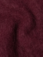 Kaptain Sunshine - Alpaca-Blend Cardigan - Burgundy