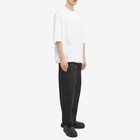 Comme des Garçons Homme Men's Poly Gabardine Belted Trousers in Black