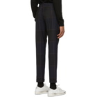 Paul Smith Navy and Orange Check Slim Trousers