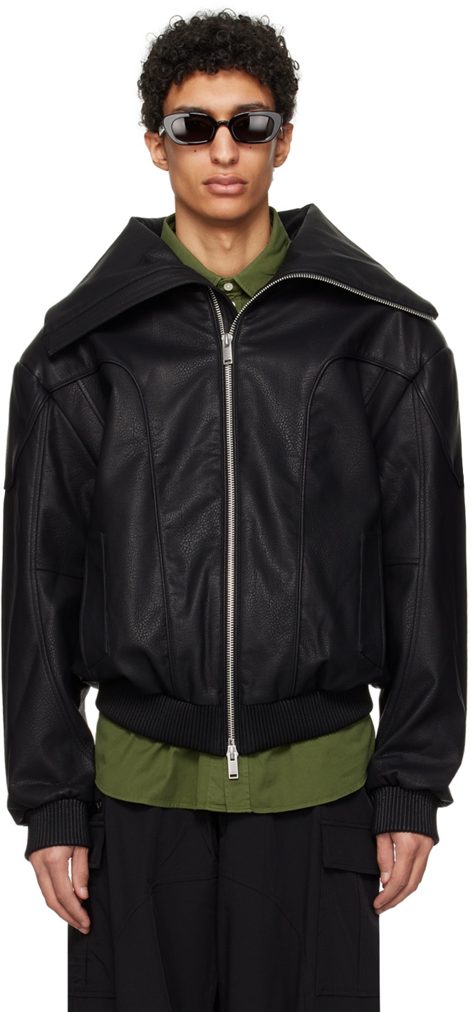 Photo: Han Kjobenhavn Black Memory Faux-Leather Jacket