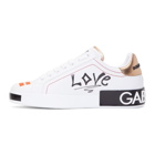 Dolce and Gabbana White Millennials Sneakers