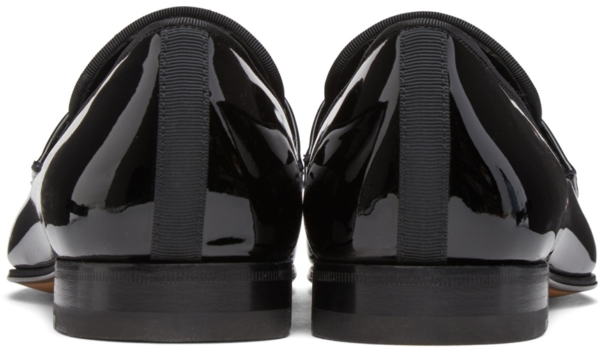 Paul Stuart Black Patent Hall Loafers