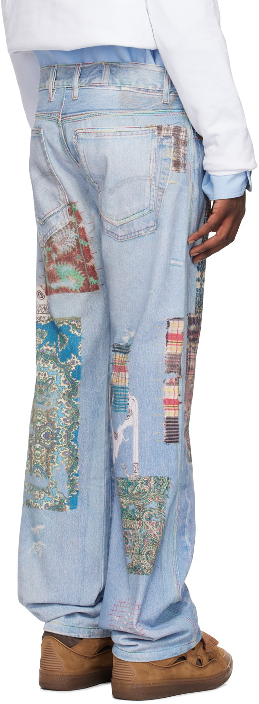 (di)vision Blue Graphic Jeans