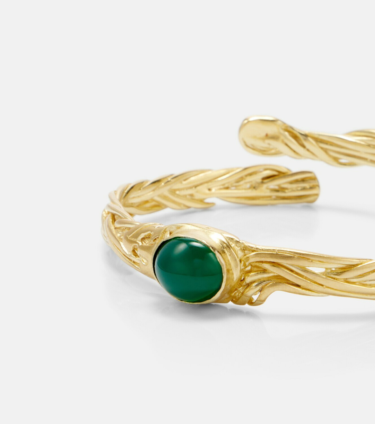 Ysso Delphi 24kt gold-plated bangle