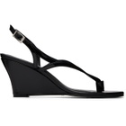 Gimaguas Black Sandal Wedges Heeled Sandals
