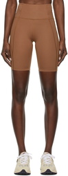 Girlfriend Collective Tan Bike Shorts