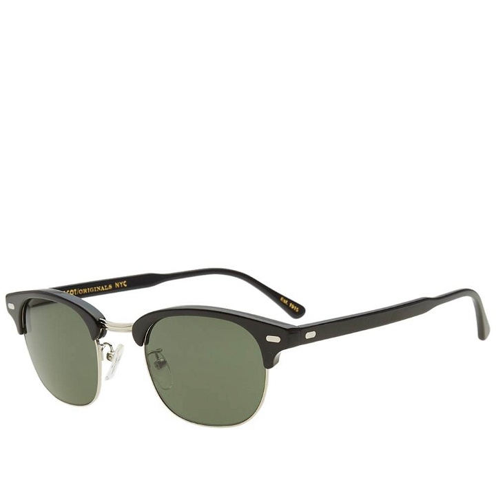 Photo: Moscot Yukel 48 Sunglasses Black