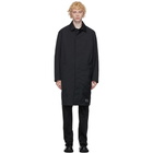 Valentino Black VLTN Tag Coat