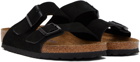 Birkenstock Black Arizona Soft Footbed Sandals