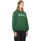 A.P.C. Green Vintage 'APC' Sweatshirt