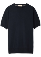 Aurélien Wool T-shirt Navy