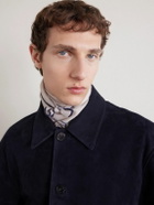 Loro Piana - Embroidered Cashmere and Silk-Blend Voile Scarf