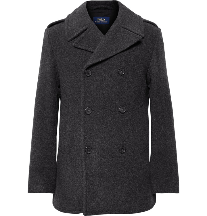 Photo: Polo Ralph Lauren - Wool-Blend Peacoat - Gray