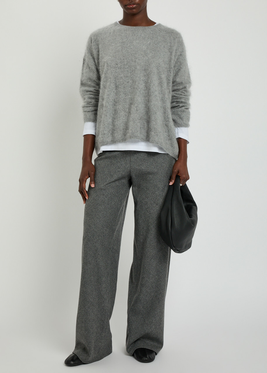 Eileen Fisher Brushed Cashmere Jumper Grey