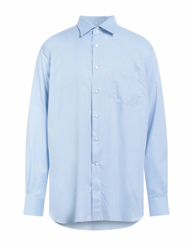Photo: Canali Mens Shirt Sky in Blue