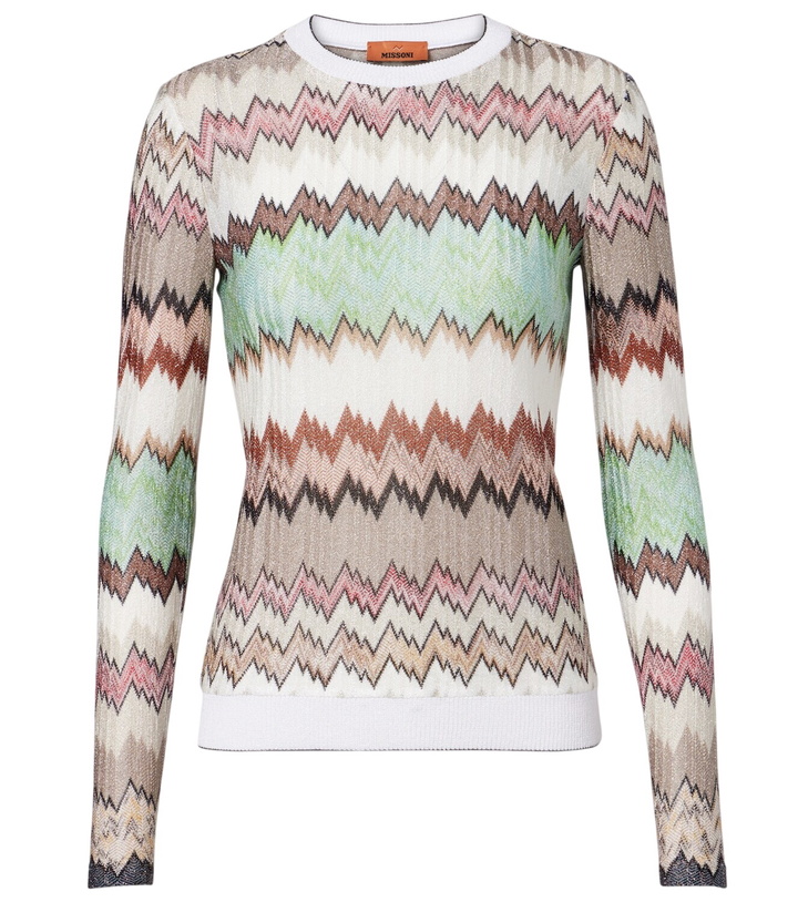 Photo: Missoni Zigzag lamé top