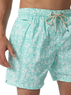 MC2 Saint Barth Comfort Light Classic Stretch Swim Shorts With Flower Print