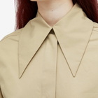 Jil Sander Women's Shirt in Khaki Green