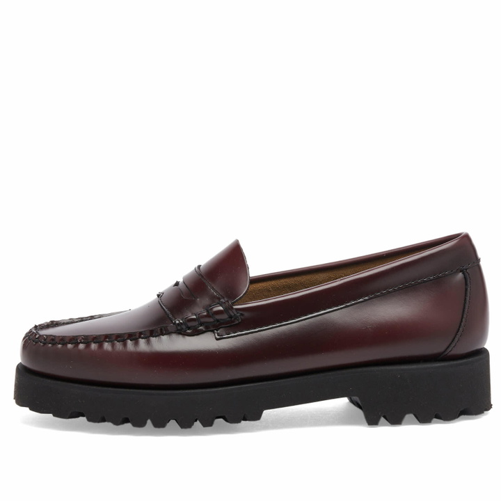 Photo: Bass Weejuns Women's 90s Penny Chunky Loafer in Wine Leather
