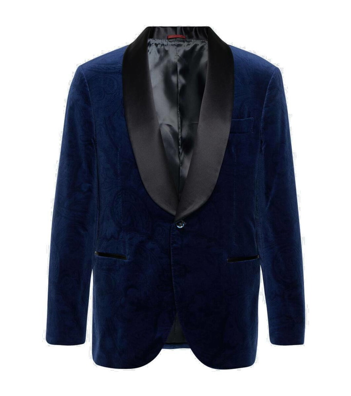 Photo: Brunello Cucinelli Paisley cotton velvet tuxedo jacket