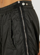 Thermo Zip Track Pants in Black