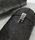Givenchy Shark Lock Cowboy leather boots
