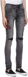 Ksubi Gray Van Winkle Spray Jeans