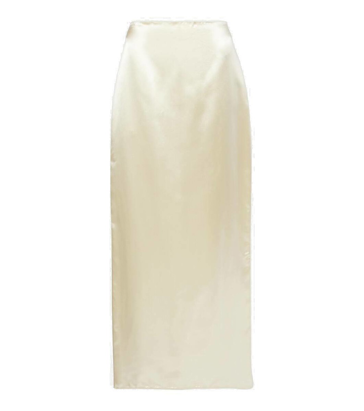 Photo: The Row Bartelle satin maxi skirt