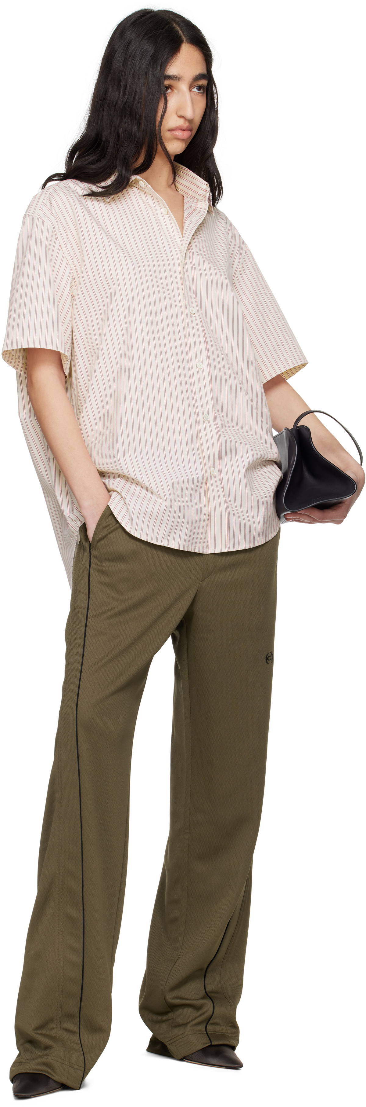 Commission Khaki Shift Track Pants