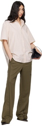 Commission Khaki Shift Track Pants